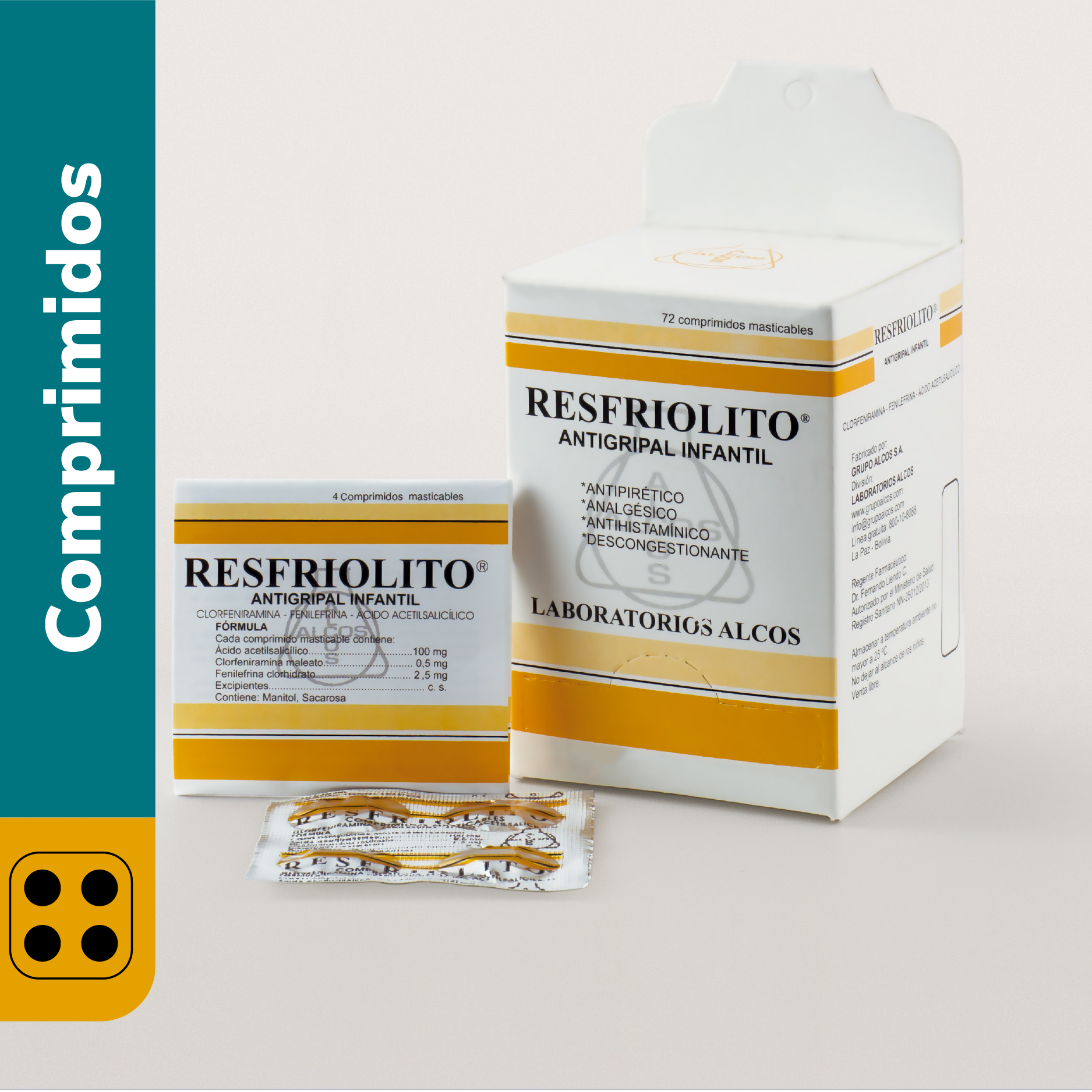 RESFRIOLITO COMP.PEDIATRICO CJA X72 C